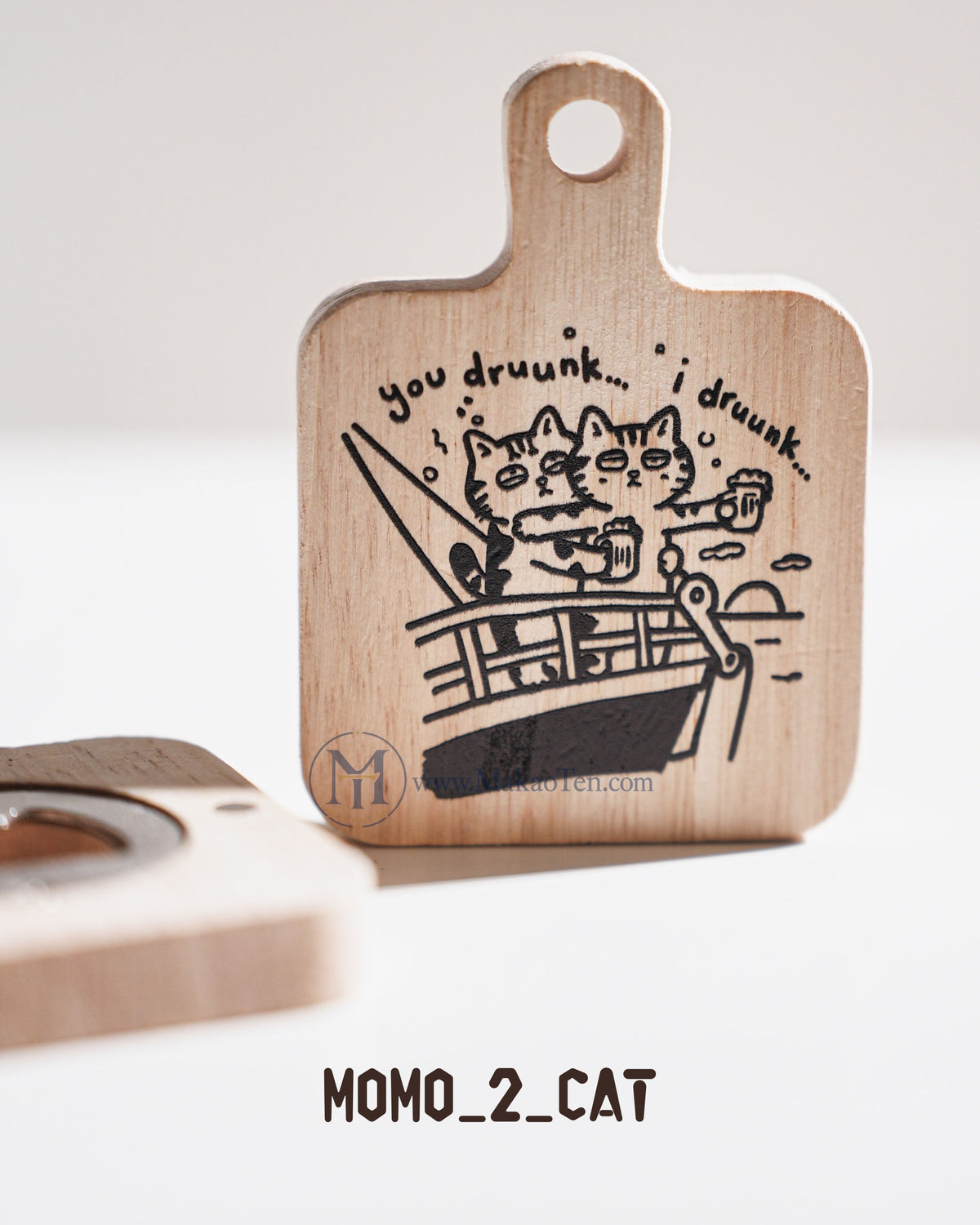 Wooden Bottle Opener Magnet