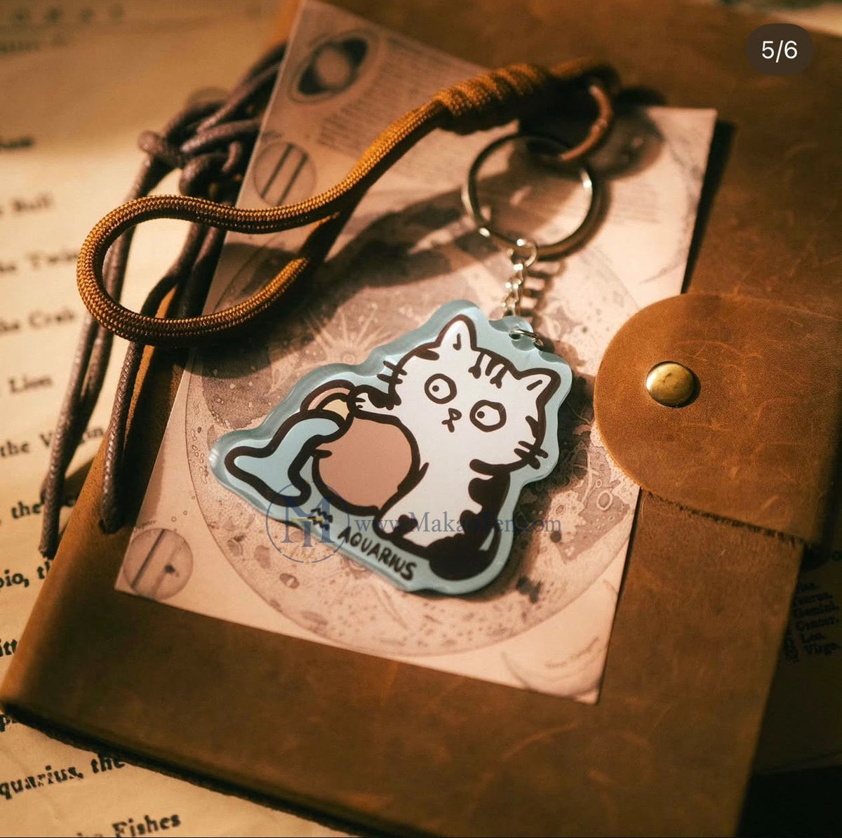 Meowodiac Keychain