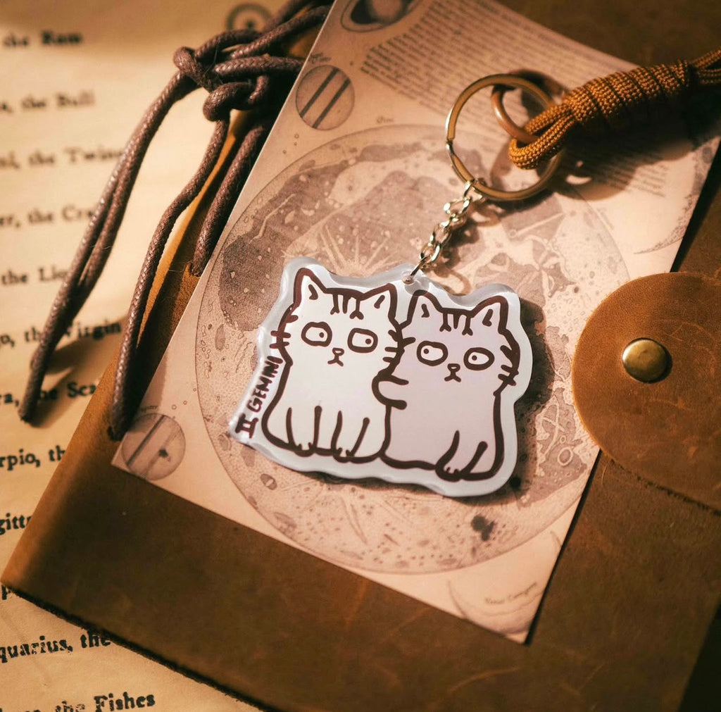 Meowodiac Keychain