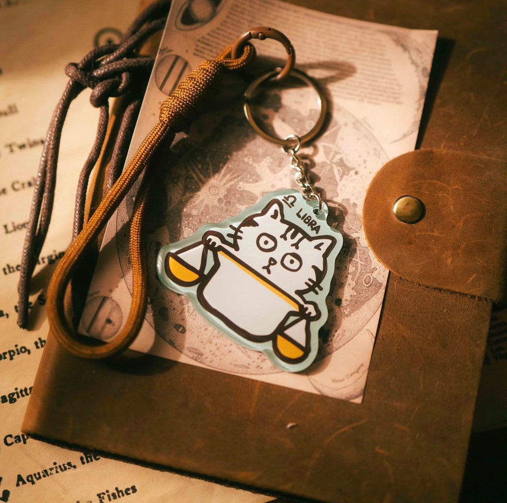 Meowodiac Keychain