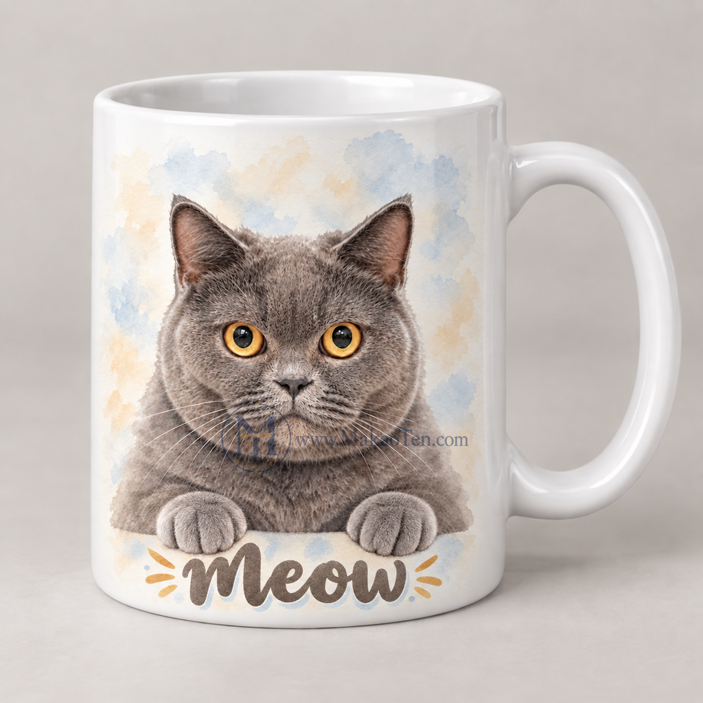 Personalized Designs Mug – Pet Photo Custom Illustration