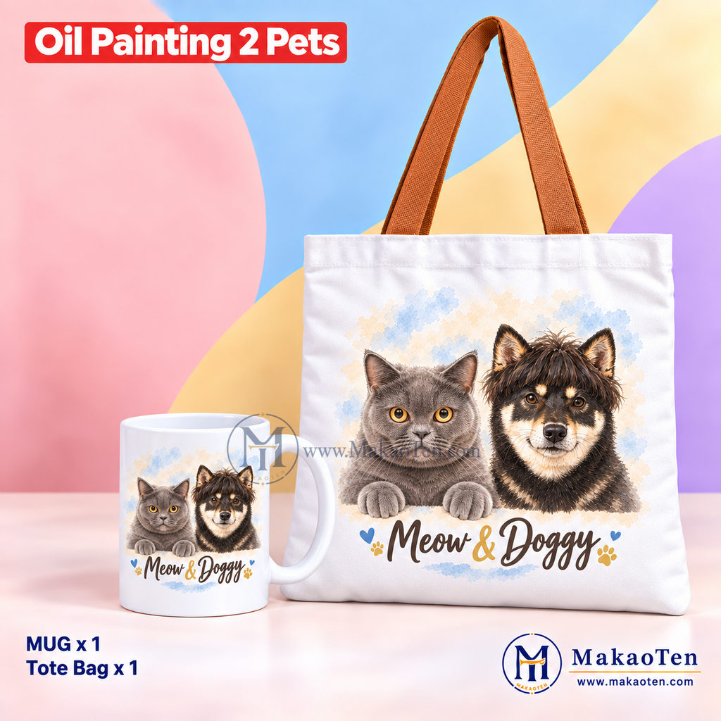 Personalized Designs Package – Custom Pet Mug & Tote Bag