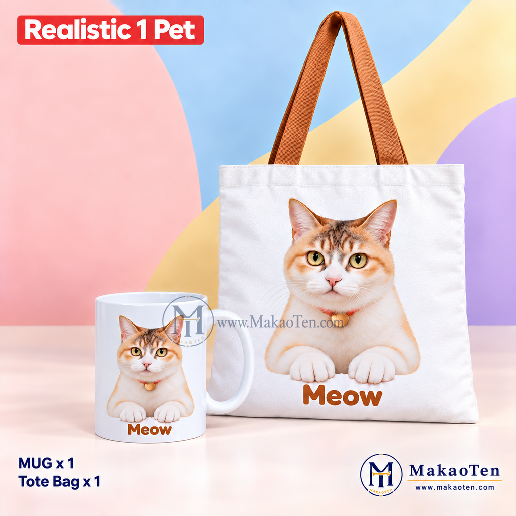 Personalized Designs Package – Custom Pet Mug & Tote Bag