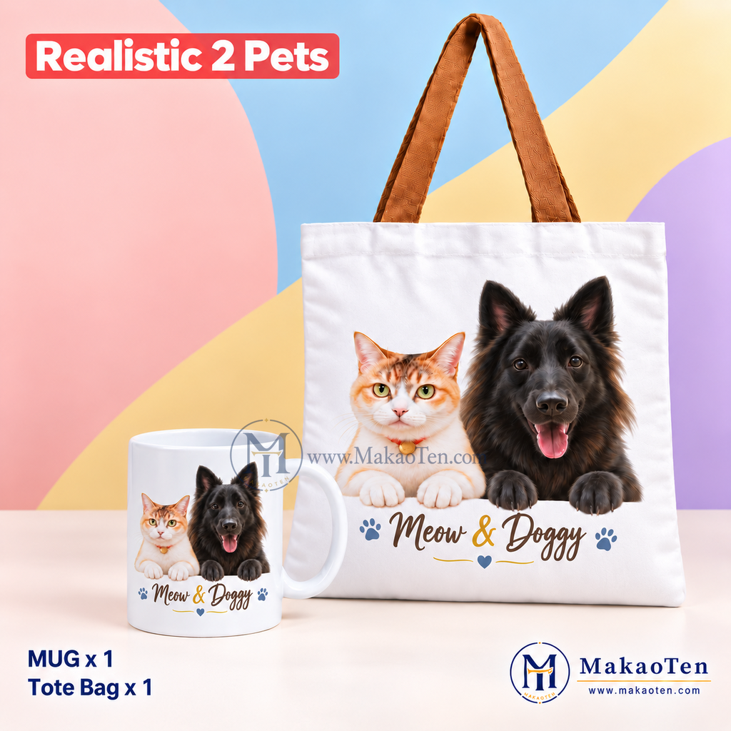 Personalized Designs Package – Custom Pet Mug & Tote Bag