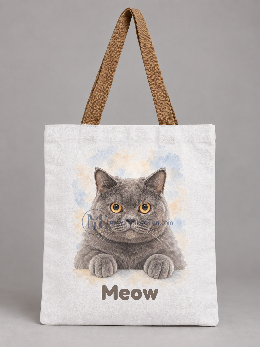 Personalized Designs Tote Bag – Pet Photo Custom Illustration