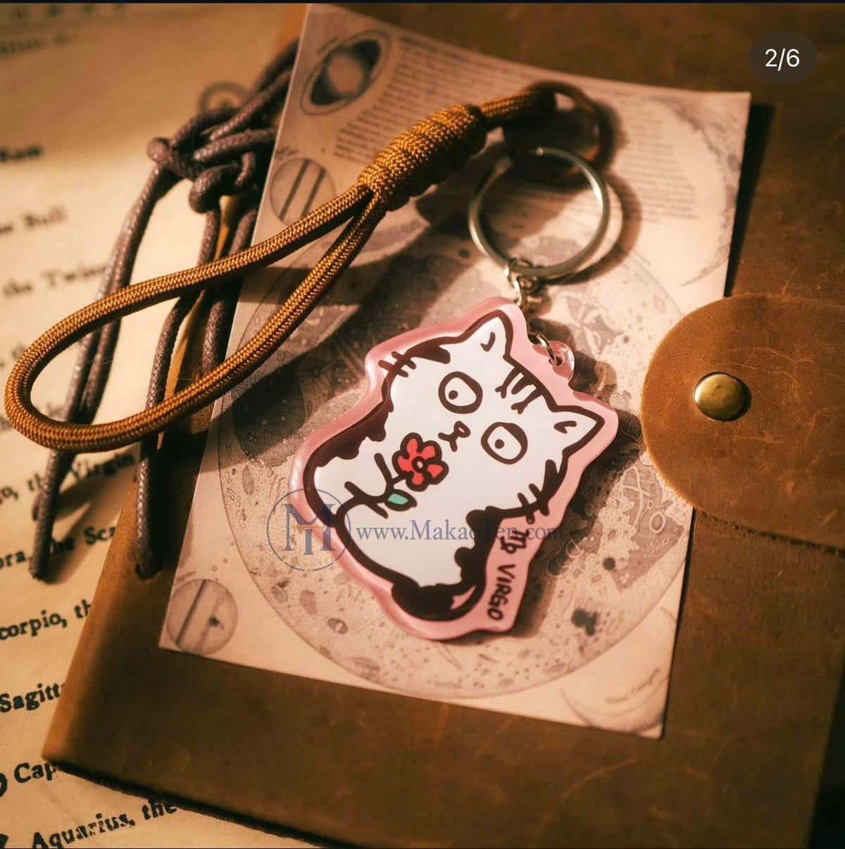 Meowodiac Keychain